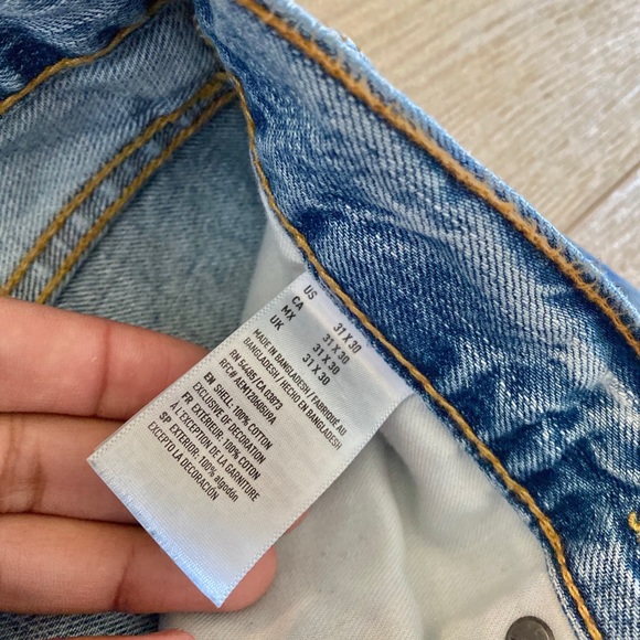 Men’s Distressed Denim Jeans - AEO - Picture 5 of 6